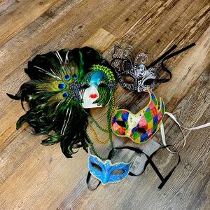 Gorgeous Decorative Masks Lot